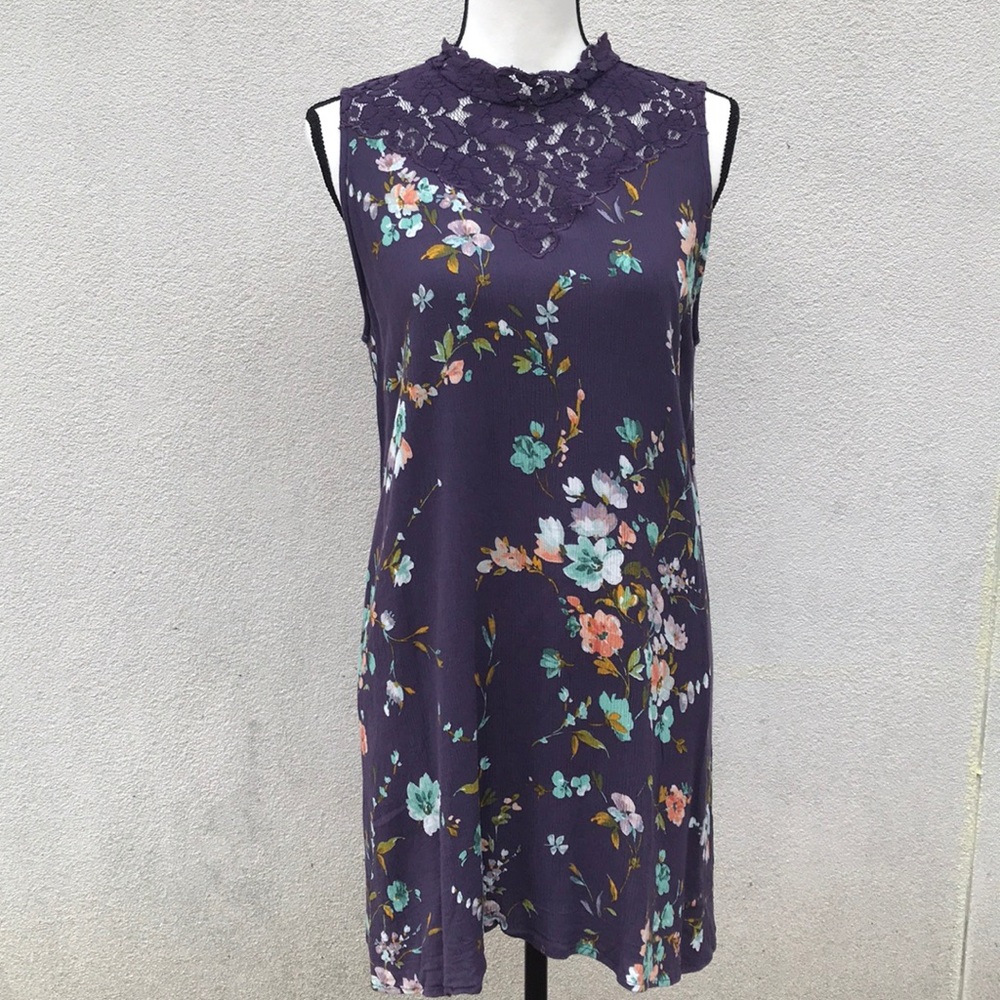 Miami lace dress purple size medium